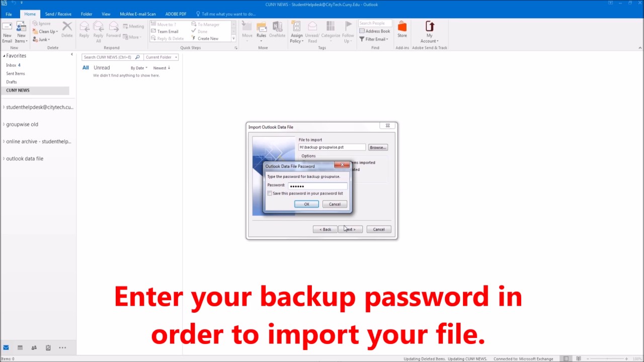 how to import contacts into outlook 2007 from a pst file