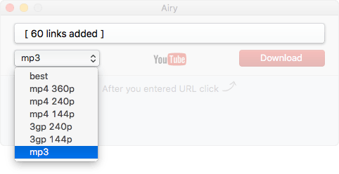 Airy Youtube Downloader For Mac